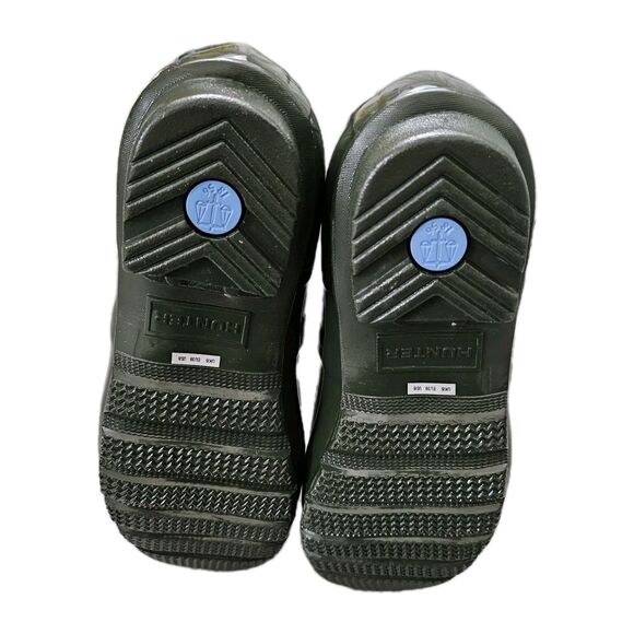 Hunter Womens 8 Dark Olive Original Tall Gloss Rain Boots Waterproof LM1-17 NEW - Picture 6 of 7